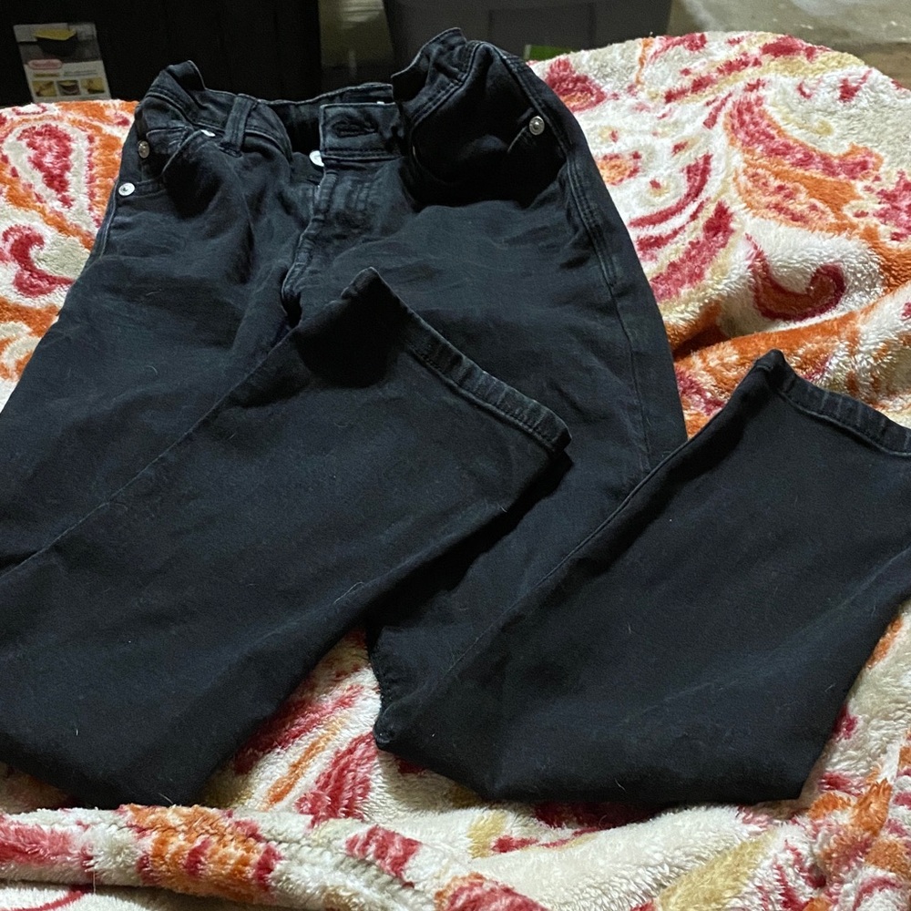 7 For All Mankind Kids Black Jeans